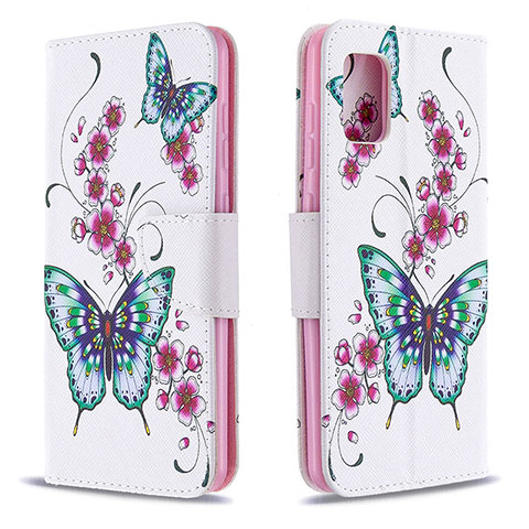 Funda de Cuero Cartera con Soporte Patron de Moda Carcasa B03F para Samsung Galaxy A31 Vistoso