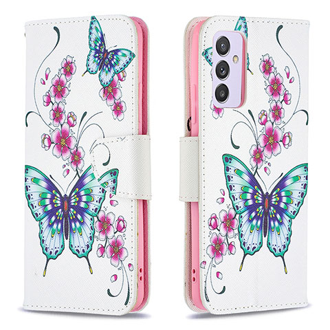 Funda de Cuero Cartera con Soporte Patron de Moda Carcasa B03F para Samsung Galaxy A54 5G Vistoso