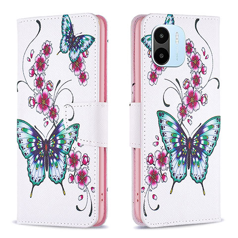 Funda de Cuero Cartera con Soporte Patron de Moda Carcasa B03F para Xiaomi Poco C50 Vistoso