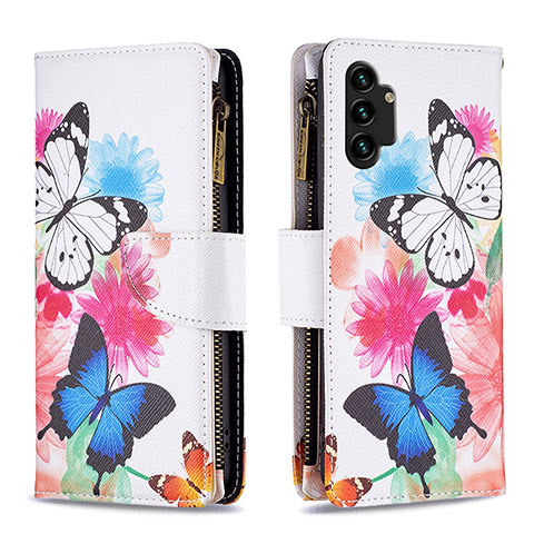 Funda de Cuero Cartera con Soporte Patron de Moda Carcasa B04F para Samsung Galaxy A13 4G Vistoso