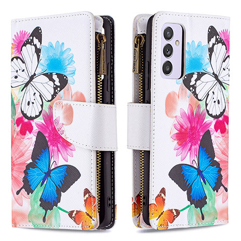 Funda de Cuero Cartera con Soporte Patron de Moda Carcasa B04F para Samsung Galaxy A54 5G Vistoso