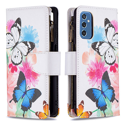 Funda de Cuero Cartera con Soporte Patron de Moda Carcasa B04F para Samsung Galaxy M52 5G Vistoso