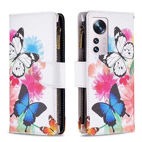 Funda de Cuero Cartera con Soporte Patron de Moda Carcasa B04F para Xiaomi Mi 12X 5G Vistoso