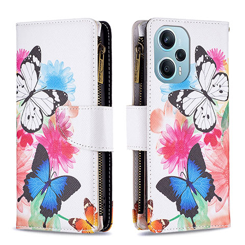 Funda de Cuero Cartera con Soporte Patron de Moda Carcasa B04F para Xiaomi Redmi Note 12 Turbo 5G Vistoso