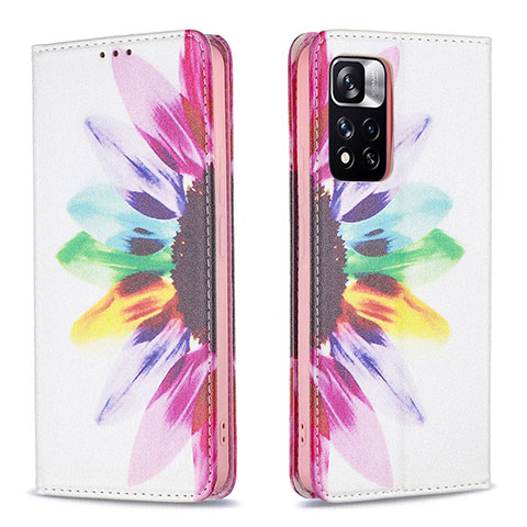 Funda de Cuero Cartera con Soporte Patron de Moda Carcasa B05F para Xiaomi Mi 11i 5G (2022) Multicolor