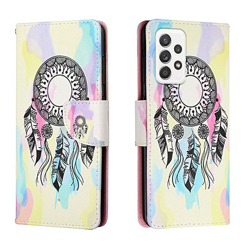 Funda de Cuero Cartera con Soporte Patron de Moda Carcasa H01X para Samsung Galaxy A33 5G Vistoso