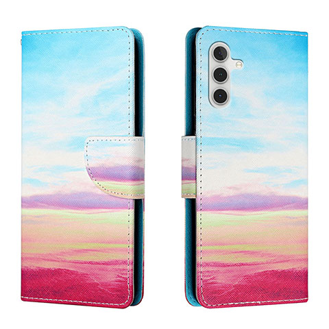 Funda de Cuero Cartera con Soporte Patron de Moda Carcasa H02X para Samsung Galaxy A13 5G Vistoso