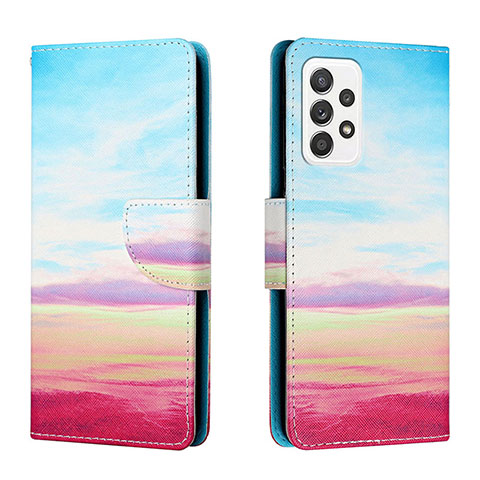 Funda de Cuero Cartera con Soporte Patron de Moda Carcasa H02X para Samsung Galaxy A33 5G Vistoso