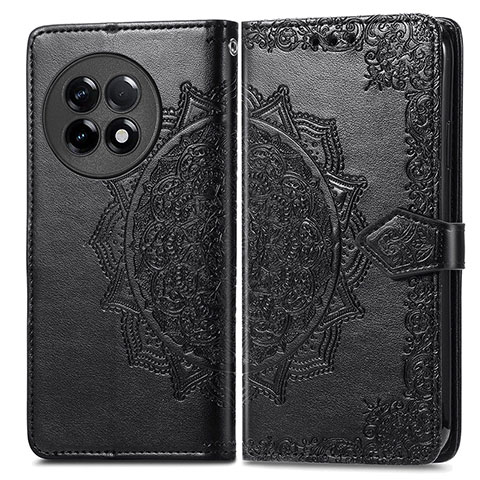 Funda de Cuero Cartera con Soporte Patron de Moda Carcasa para OnePlus Ace 2 Pro 5G Negro