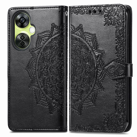 Funda de Cuero Cartera con Soporte Patron de Moda Carcasa para OnePlus Nord N30 5G Negro