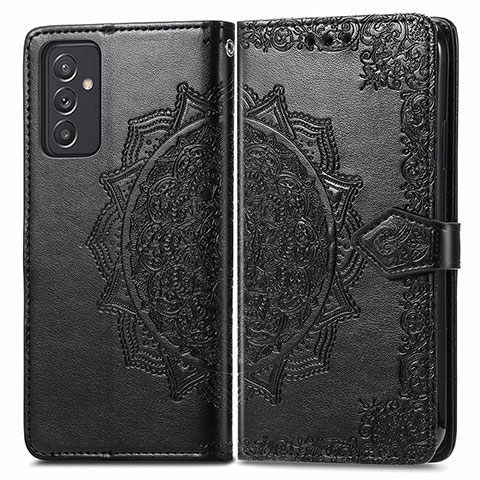 Funda de Cuero Cartera con Soporte Patron de Moda Carcasa para Samsung Galaxy A15 4G Negro