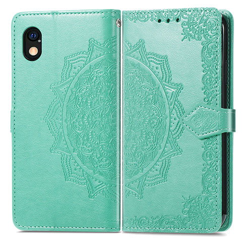 Funda de Cuero Cartera con Soporte Patron de Moda Carcasa para Sony Xperia Ace III Verde