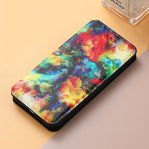 Funda de Cuero Cartera con Soporte Patron de Moda Carcasa S06D para Huawei Honor 60 5G Multicolor