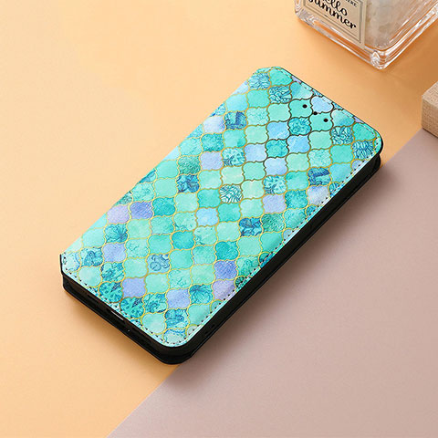 Funda de Cuero Cartera con Soporte Patron de Moda Carcasa S06D para Huawei Nova 10 Pro Verde