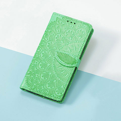 Funda de Cuero Cartera con Soporte Patron de Moda Carcasa S08D para Google Pixel 7a 5G Verde