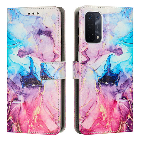 Funda de Cuero Cartera con Soporte Patron de Moda Carcasa Y01X para Oppo A93 5G Multicolor