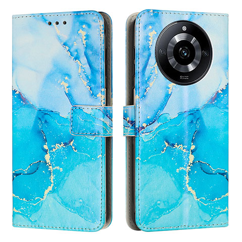 Funda de Cuero Cartera con Soporte Patron de Moda Carcasa Y01X para Realme 11 Pro 5G Azul