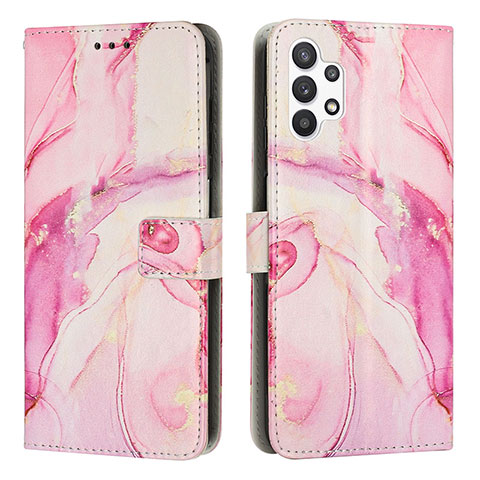 Funda de Cuero Cartera con Soporte Patron de Moda Carcasa Y01X para Samsung Galaxy A13 4G Rosa