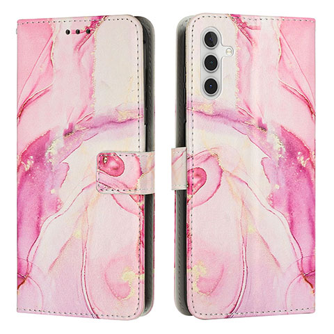 Funda de Cuero Cartera con Soporte Patron de Moda Carcasa Y01X para Samsung Galaxy A13 5G Rosa