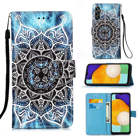 Funda de Cuero Cartera con Soporte Patron de Moda Carcasa Y02B para Samsung Galaxy A13 5G Multicolor