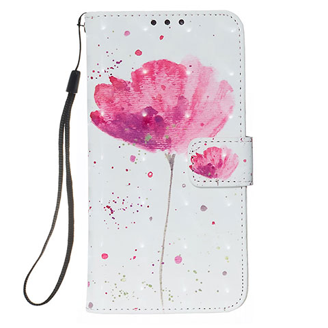 Funda de Cuero Cartera con Soporte Patron de Moda Carcasa Y03B para Samsung Galaxy A01 SM-A015 Rosa