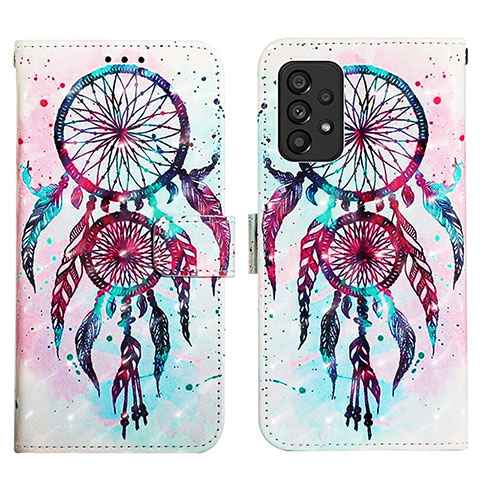 Funda de Cuero Cartera con Soporte Patron de Moda Carcasa Y03B para Samsung Galaxy A53 5G Multicolor