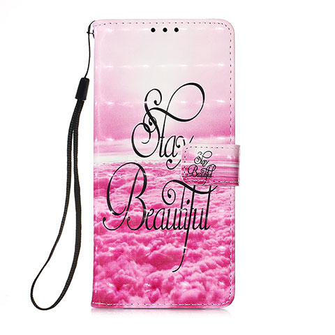 Funda de Cuero Cartera con Soporte Patron de Moda Carcasa Y03B para Xiaomi Redmi 10 4G Rosa