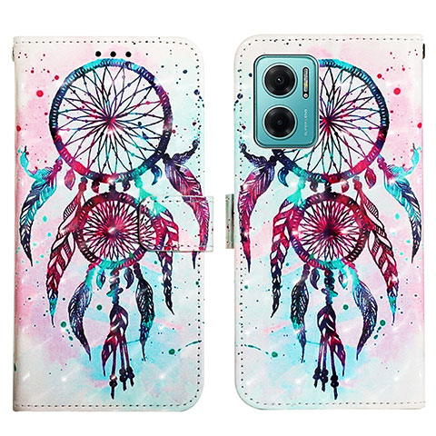 Funda de Cuero Cartera con Soporte Patron de Moda Carcasa Y03B para Xiaomi Redmi 10 5G Vistoso