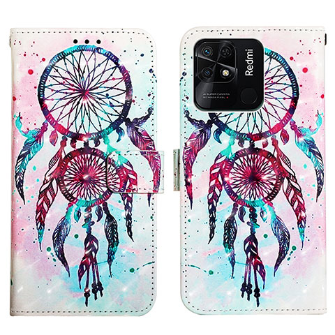 Funda de Cuero Cartera con Soporte Patron de Moda Carcasa Y03B para Xiaomi Redmi 10 India Vistoso