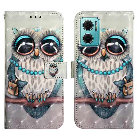 Funda de Cuero Cartera con Soporte Patron de Moda Carcasa Y03B para Xiaomi Redmi 10 Prime Plus 5G Multicolor