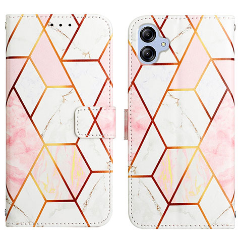 Funda de Cuero Cartera con Soporte Patron de Moda Carcasa YB4 para Samsung Galaxy A04 4G Blanco