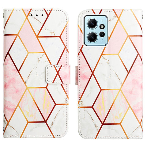 Funda de Cuero Cartera con Soporte Patron de Moda Carcasa YB4 para Xiaomi Redmi Note 12 4G Blanco