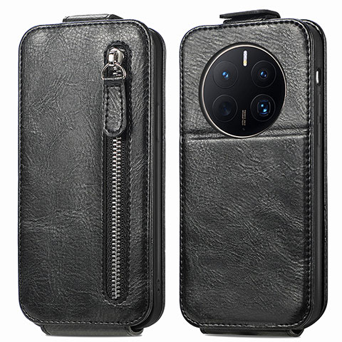 Funda de Cuero Flip para Huawei Mate 50 Pro Negro