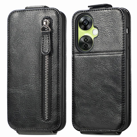 Funda de Cuero Flip para OnePlus Nord N30 5G Negro