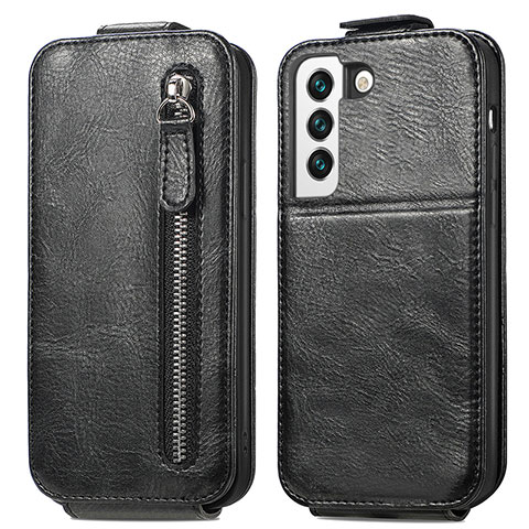 Funda de Cuero Flip para Samsung Galaxy S24 5G Negro