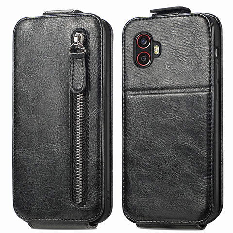 Funda de Cuero Flip para Samsung Galaxy XCover 6 Pro 5G Negro