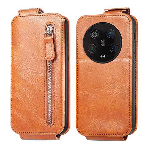 Funda de Cuero Flip para Xiaomi Mi 13 Ultra 5G Marron