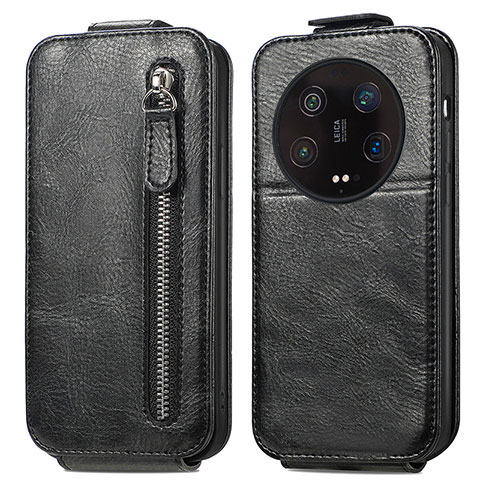 Funda de Cuero Flip para Xiaomi Mi 13 Ultra 5G Negro