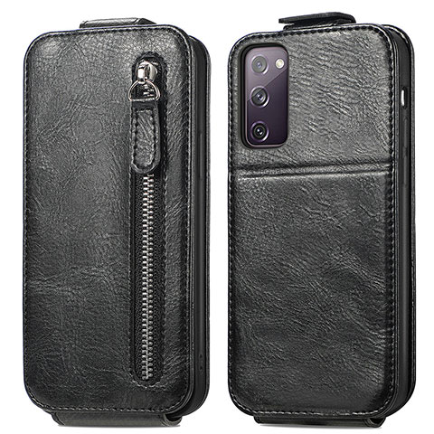 Funda de Cuero Flip S01D para Samsung Galaxy S20 FE (2022) 5G Negro