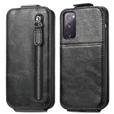 Funda de Cuero Flip S01D para Samsung Galaxy S20 FE 5G Negro