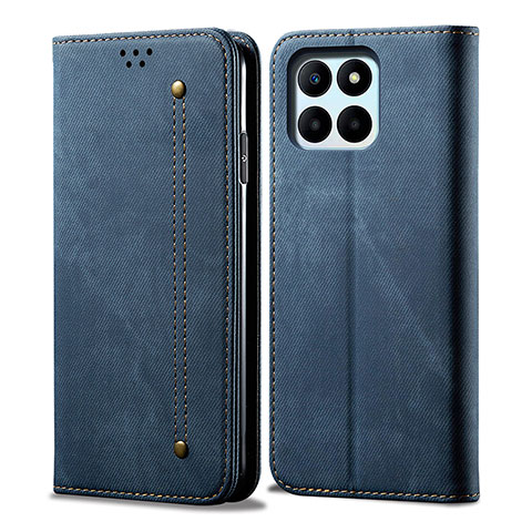 Funda de pano Cartera con Soporte B01S para Huawei Honor X8b Azul