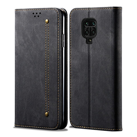 Funda de pano Cartera con Soporte B01S para Xiaomi Poco M2 Pro Negro