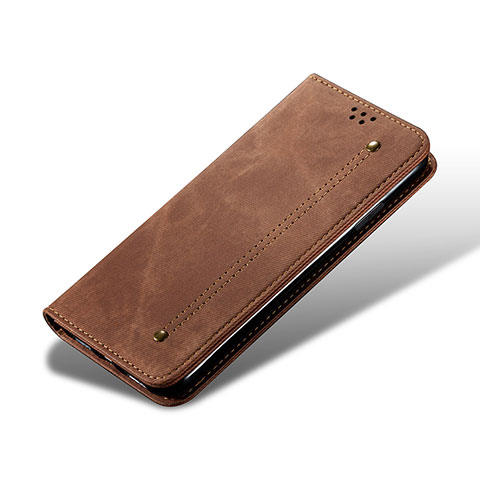 Funda de pano Cartera con Soporte B03S para Samsung Galaxy S22 Plus 5G Marron