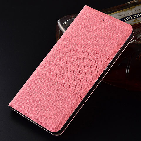 Funda de pano Cartera con Soporte H01 para Oppo R17 Pro Rosa