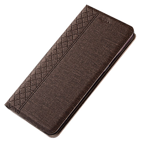 Funda de pano Cartera con Soporte H01 para Samsung Galaxy A70 Marron