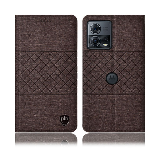 Funda de pano Cartera con Soporte H13P para Motorola Moto Edge S30 Pro 5G Marron