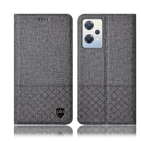 Funda de pano Cartera con Soporte H13P para OnePlus Nord CE 2 Lite 5G Gris