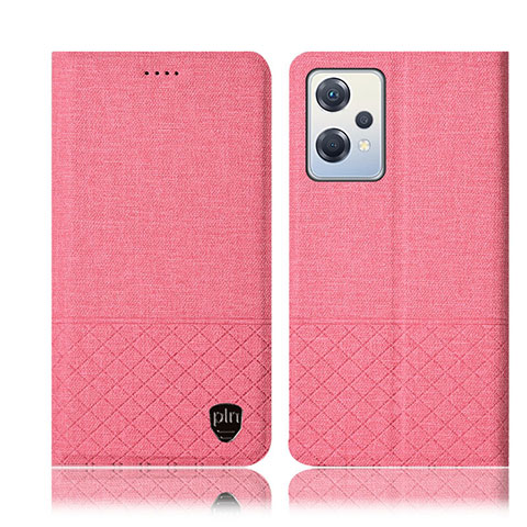 Funda de pano Cartera con Soporte H13P para OnePlus Nord CE 2 Lite 5G Rosa