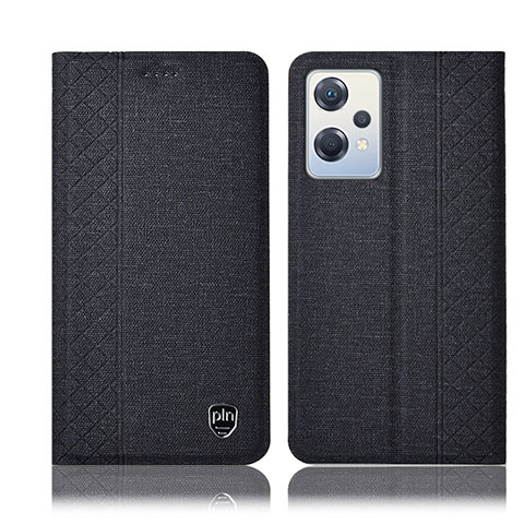 Funda de pano Cartera con Soporte H14P para OnePlus Nord CE 2 Lite 5G Negro