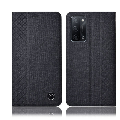 Funda de pano Cartera con Soporte H14P para Oppo A53s 5G Negro